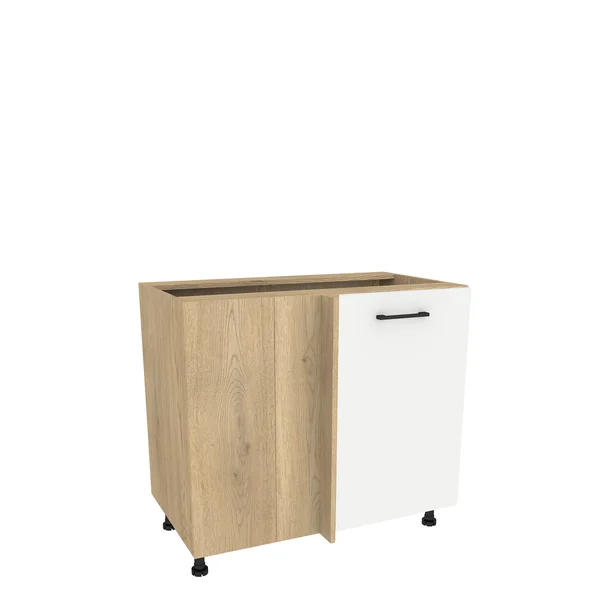 Szafka kuchenna BOSTON DNW-105 dąb cremona / Tafla biały | Mebelbos