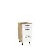 Szafka kuchenna BOSTON DSH-40-2W-1N dąb cremona / Tafla biały | Mebelbos Szafka kuchenna BOSTON DSH-40-2W-1N dąb cremona / Tafla biały | Mebelbos
