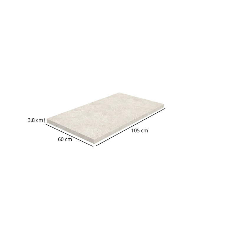 Blat do szafki DNW-105/82 Wapień Crema K209 RS | Mebelbos — zdjęcie 2