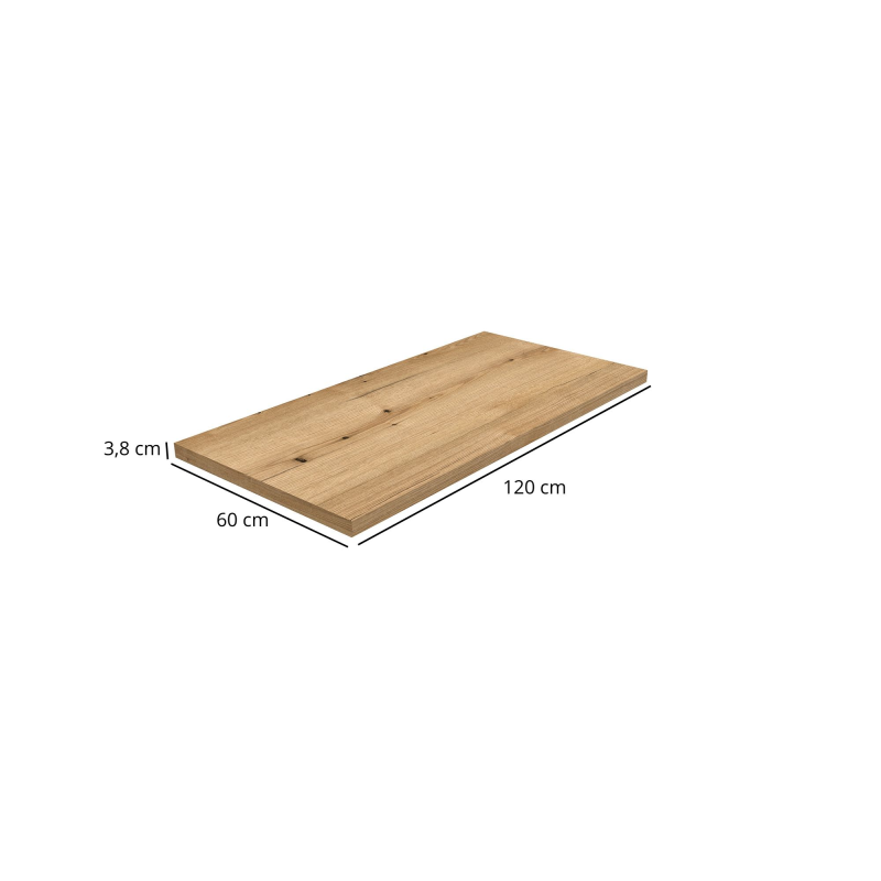 Blat do szafek 120 cm Dąb Evoke K365 FP | Mebelbos — zdjęcie 2