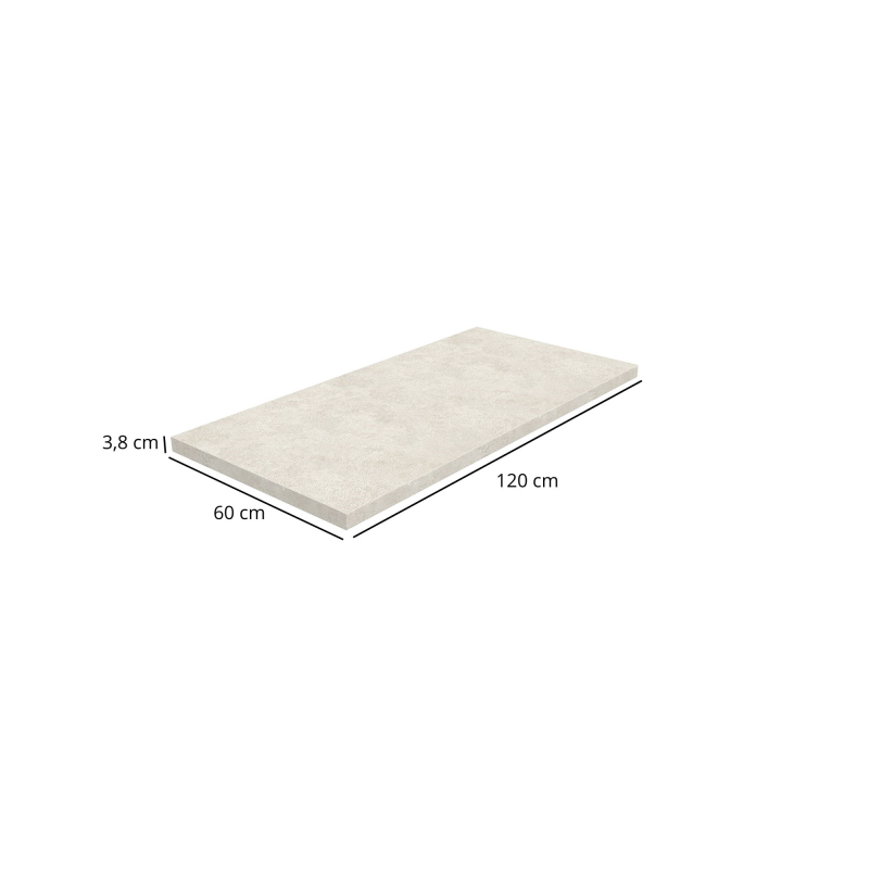 Blat do szafek 120 cm Wapień Crema K209 RS | Mebelbos — zdjęcie 2