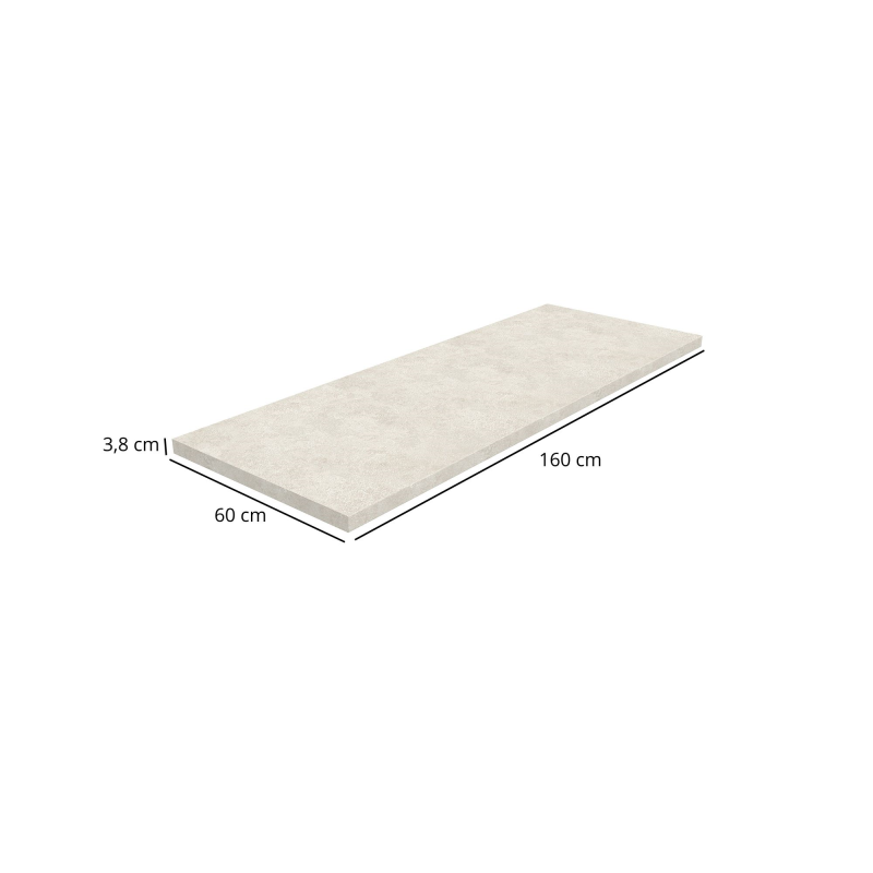 Blat do szafek 160 cm Wapień Crema K209 RS | Mebelbos — zdjęcie 2