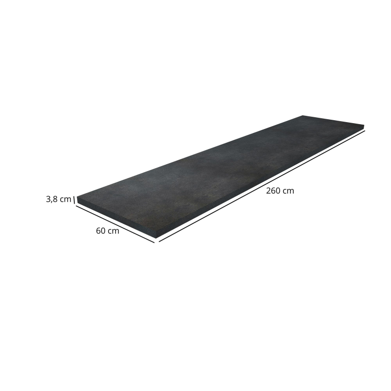 Blat do szafek 260 cm District Dark A785 RS | Mebelbos — zdjęcie 2 Blat do szafek 260 cm District Dark A785 RS | Mebelbos — zdjęcie 2