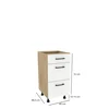 Szafka kuchenna BOSTON DSH-40-2W-1N dąb cremona / Tafla biały | Mebelbos — zdjęcie 2 Szafka kuchenna BOSTON DSH-40-2W-1N dąb cremona / Tafla biały | Mebelbos — zdjęcie 2