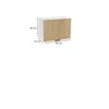 Szafka kuchenna BOSTON GO-50 biały/Ryfla PVC dąb cremona | Mebelbos — zdjęcie 2 Szafka kuchenna BOSTON GO-50 biały/Ryfla PVC dąb cremona | Mebelbos — zdjęcie 2