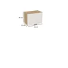 Szafka kuchenna BOSTON GO-50 dąb cremona / Ryfla PVC biały mat | Mebelbos — zdjęcie 2 Szafka kuchenna BOSTON GO-50 dąb cremona / Ryfla PVC biały mat | Mebelbos — zdjęcie 2