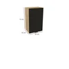 Szafka kuchenna BOSTON G-45 dąb cremona / Ryfla PVC czarny mat | Mebelbos — zdjęcie 2 Szafka kuchenna BOSTON G-45 dąb cremona / Ryfla PVC czarny mat | Mebelbos — zdjęcie 2