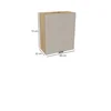 Szafka kuchenna BOSTON GOK-60 okap dąb cremona / Ryfla PVC kaszmir mat | Mebelbos — zdjęcie 2
