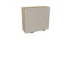 Szafka kuchenna BOSTON G2-80 dąb cremona / Ryfla PVC kaszmir mat | Mebelbos