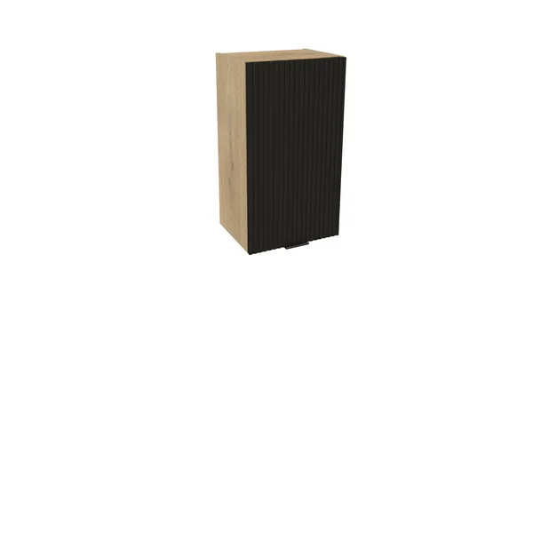 Szafka kuchenna BOSTON G-40 dąb cremona / Ryfla PVC czarny mat | Mebelbos Szafka kuchenna BOSTON G-40 dąb cremona / Ryfla PVC czarny mat | Mebelbos