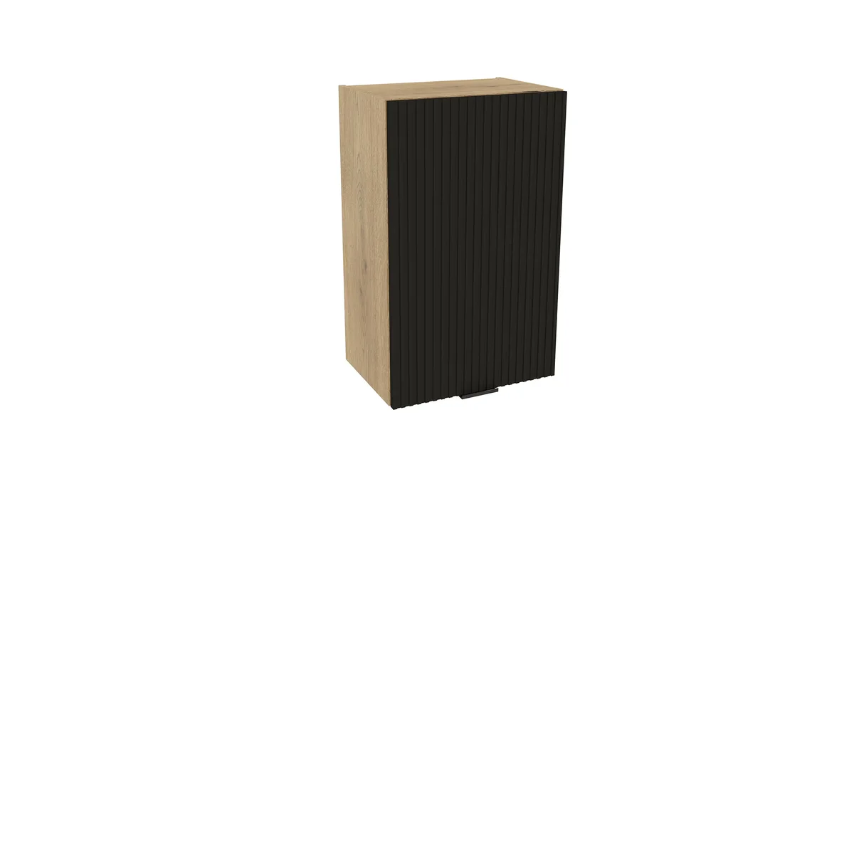 Szafka kuchenna BOSTON G-45 dąb cremona / Ryfla PVC czarny mat | Mebelbos Szafka kuchenna BOSTON G-45 dąb cremona / Ryfla PVC czarny mat | Mebelbos