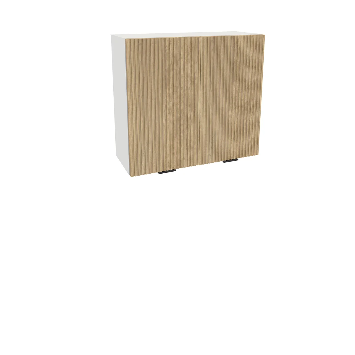Szafka kuchenna BOSTON G2-80 biały/Ryfla PVC dąb cremona | Mebelbos Szafka kuchenna BOSTON G2-80 biały/Ryfla PVC dąb cremona | Mebelbos