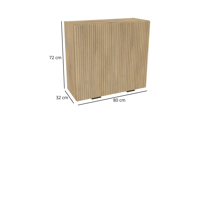Szafka kuchenna BOSTON G2-80 dąb cremona/Ryfla PVC dąb cremona | Mebelbos — zdjęcie 2 Szafka kuchenna BOSTON G2-80 dąb cremona/Ryfla PVC dąb cremona | Mebelbos — zdjęcie 2