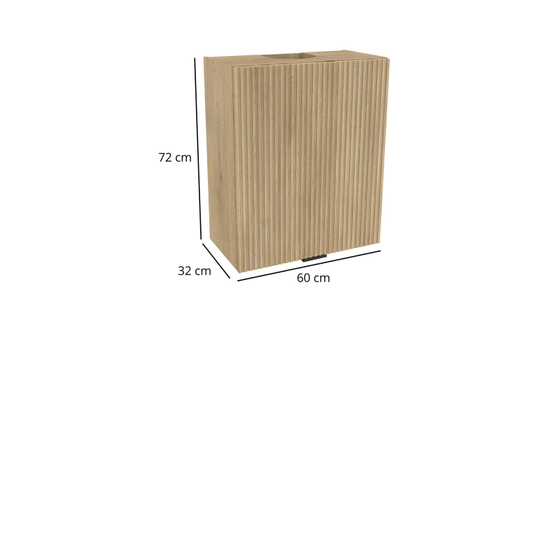 Szafka kuchenna BOSTON G-60 dąb cremona/Ryfla PVC dąb cremona | Mebelbos — zdjęcie 3 Szafka kuchenna BOSTON G-60 dąb cremona/Ryfla PVC dąb cremona | Mebelbos — zdjęcie 3