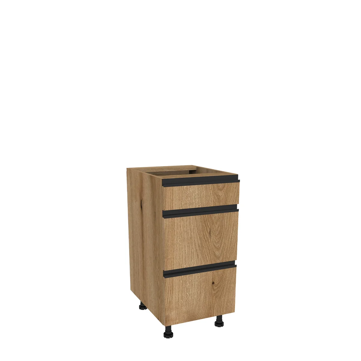 Szafka kuchenna BOSTON DSH-40-2W-1N dąb evok / Tafla L dąb evok | Mebelbos