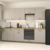 Zestaw 01 BOSTON wer.A 260 cm korpus d.cremona, front Tafla kaszmir | Mebelbos