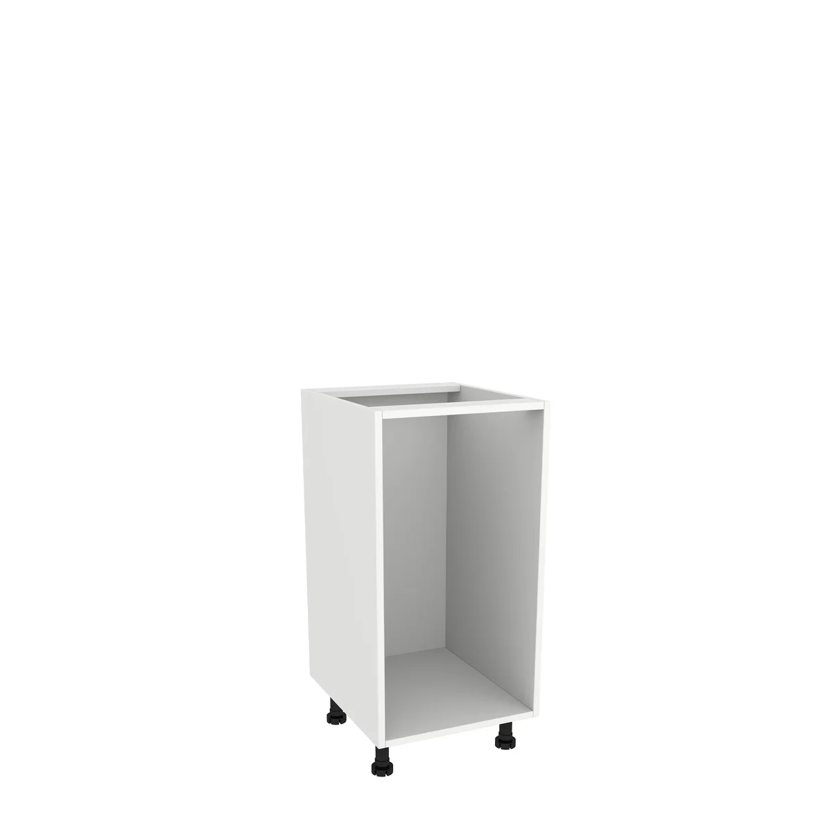 Szafka kuchenna BOSTON DSH-40-2W-1N biały / Tafla biały | Mebelbos — zdjęcie 3
