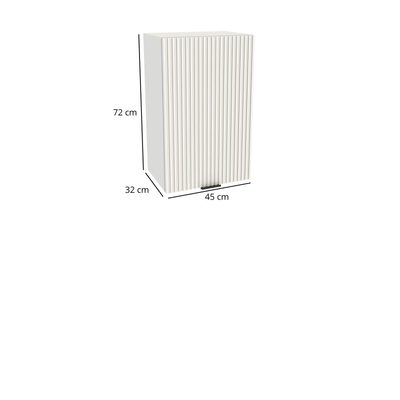 Szafka kuchenna BOSTON G-45 biały / Ryfla PVC biały mat | Mebelbos — zdjęcie 2