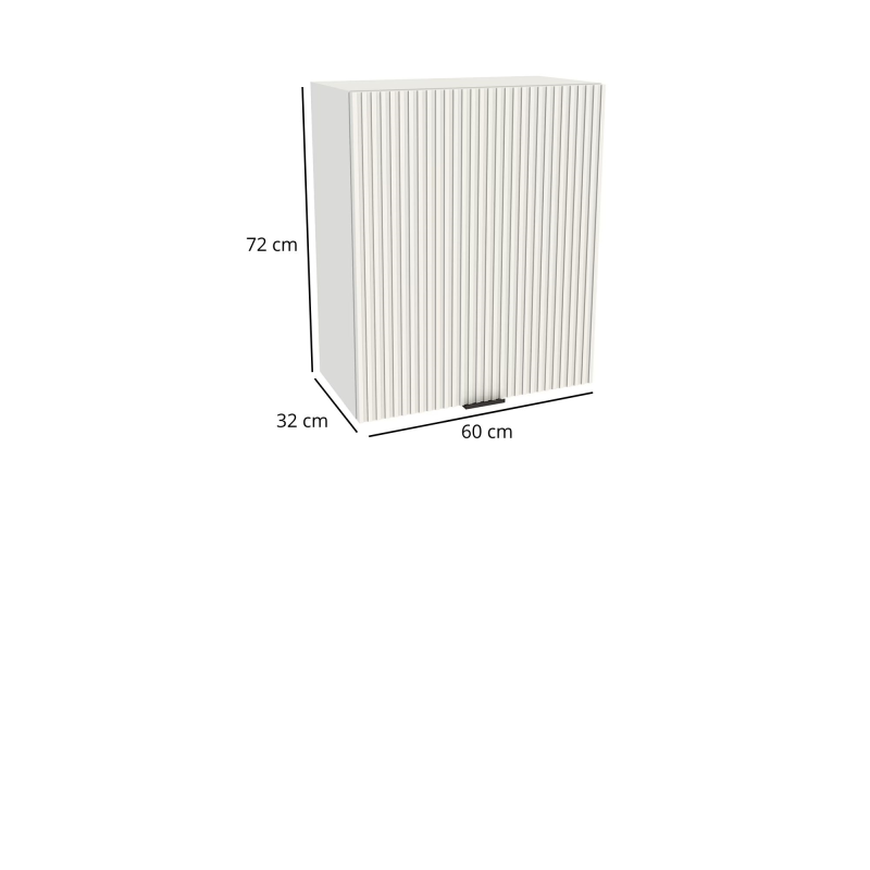 Szafka kuchenna BOSTON G-60 biały / Ryfla PVC biały mat | Mebelbos — zdjęcie 2