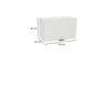 Szafka kuchenna BOSTON GO-60 biały / Ryfla PVC biały mat | Mebelbos — zdjęcie 2