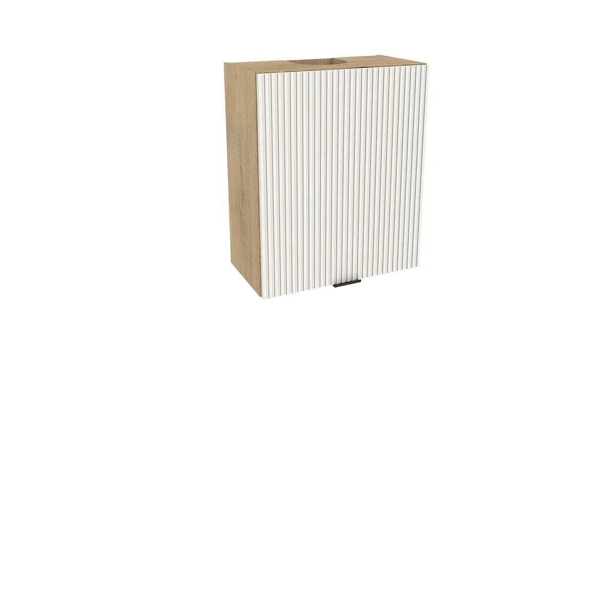 Szafka kuchenna BOSTON GOK-60 okap dąb cremona / Ryfla PVC biały mat | Mebelbos
