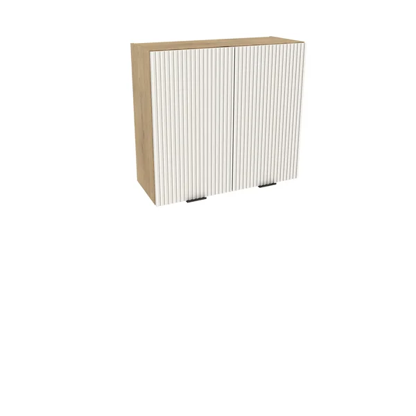 Szafka kuchenna BOSTON G2-80 dąb cremona / Ryfla PVC biały mat | Mebelbos