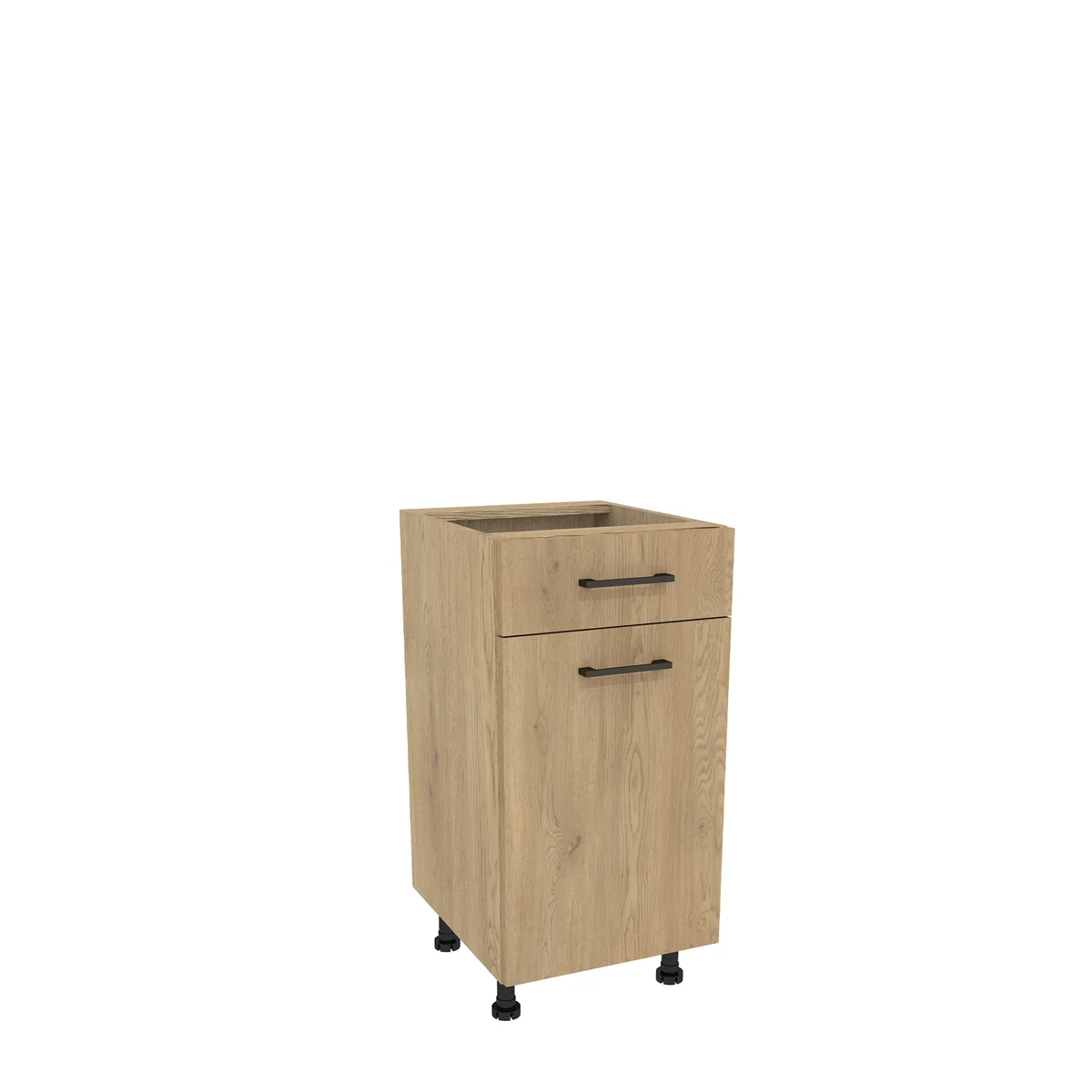 Szafka kuchenna BOSTON D1SH-40 dąb cremona/Tafla dąb cremona | Mebelbos