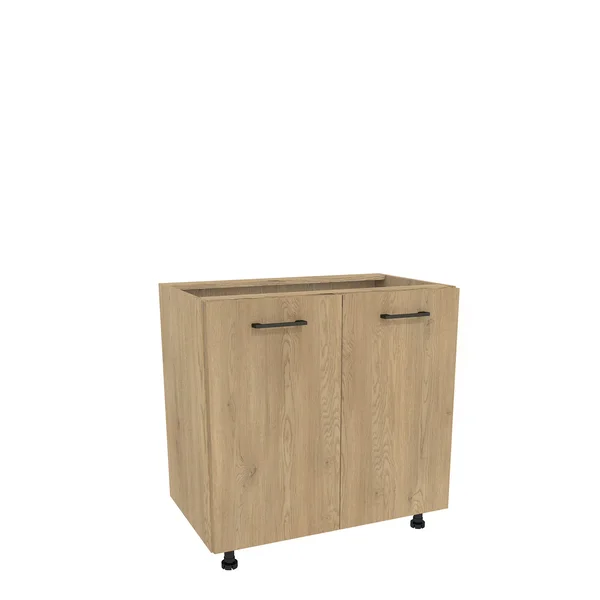 Szafka kuchenna BOSTON D2-80 dąb cremona/Tafla dąb cremona | Mebelbos