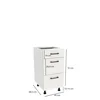 Szafka kuchenna BOSTON DSH-60-2W-1N biały / Tafla biały | Mebelbos — zdjęcie 3 Szafka kuchenna BOSTON DSH-60-2W-1N biały / Tafla biały | Mebelbos — zdjęcie 3