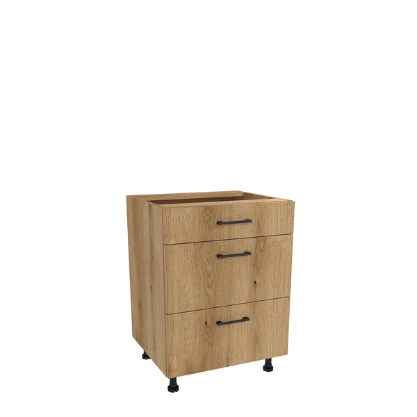 Szafka kuchenna BOSTON DSH-60-2W-1N dąb evok / Tafla dąb evok | Mebelbos