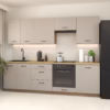 Szafka kuchenna BOSTON G2-80 dąb cremona / Ryfla PVC kaszmir mat | Mebelbos — zdjęcie 2