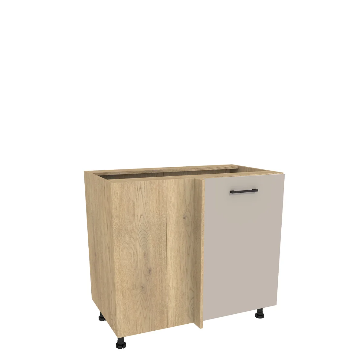 Szafka kuchenna BOSTON DNW-105 dąb cremona / Tafla kaszmir | Mebelbos
