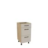 Szafka kuchenna BOSTON DSH-40-2W-1N dąb cremona / Tafla kaszmir | Mebelbos Szafka kuchenna BOSTON DSH-40-2W-1N dąb cremona / Tafla kaszmir | Mebelbos