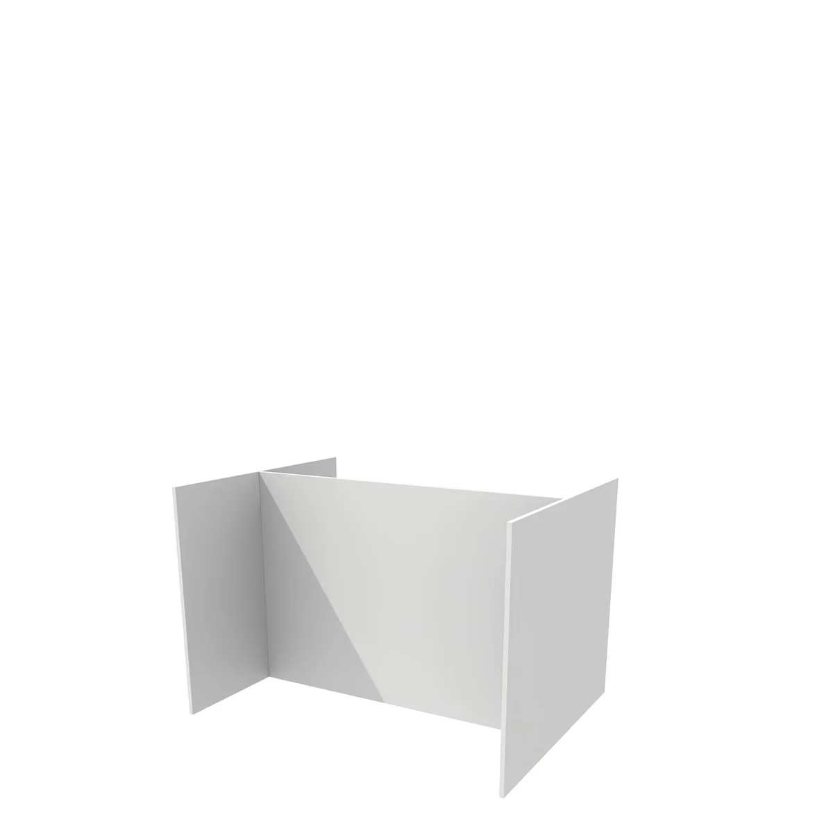 Korpus do wyspy BOSTON biały 123,6x94x82 | Mebelbos