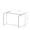 Korpus do wyspy BOSTON biały 123,6x94x82 | Mebelbos — zdjęcie 4