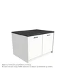 Korpus do wyspy BOSTON biały 123,6x94x82 | Mebelbos — zdjęcie 2