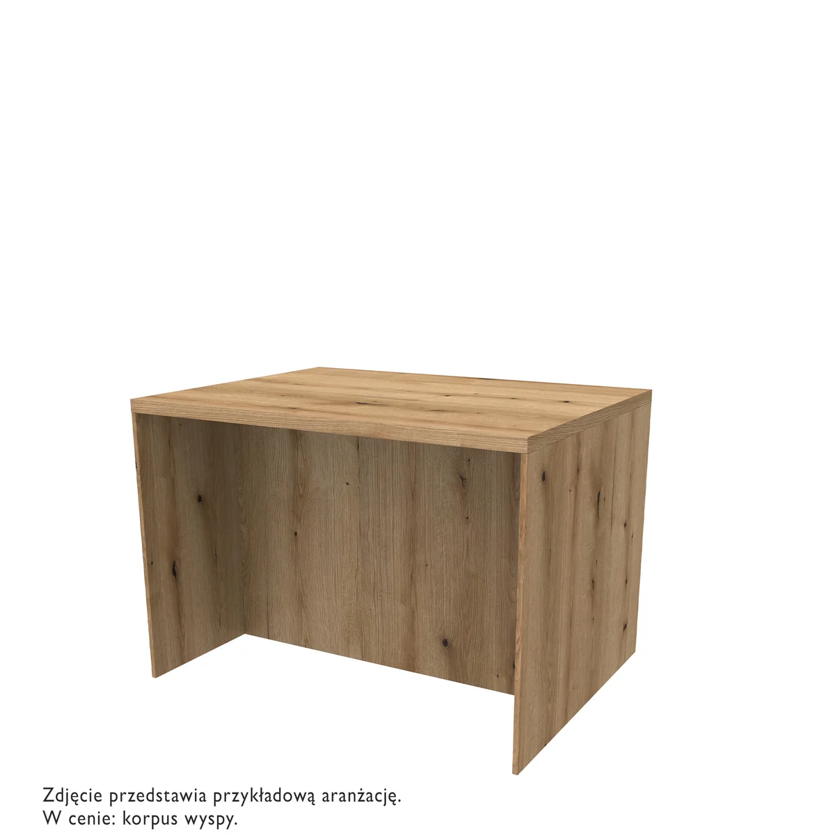 Korpus do wyspy BOSTON dąb evoke 123,6x94x82 | Mebelbos — zdjęcie 3