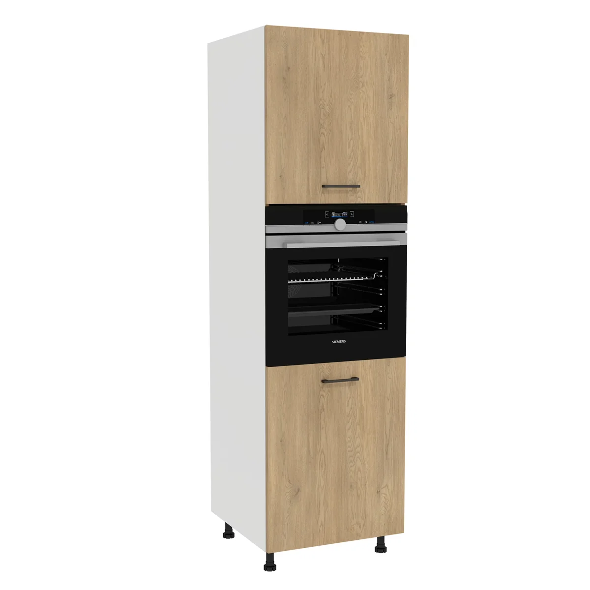Szafka kuchenna BOSTON DP-60-197 biały/Tafla dąb cremona | Mebelbos