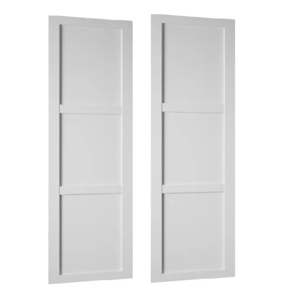 EMY front szafy 2d/90x210 RAMA biały | Mebelbos