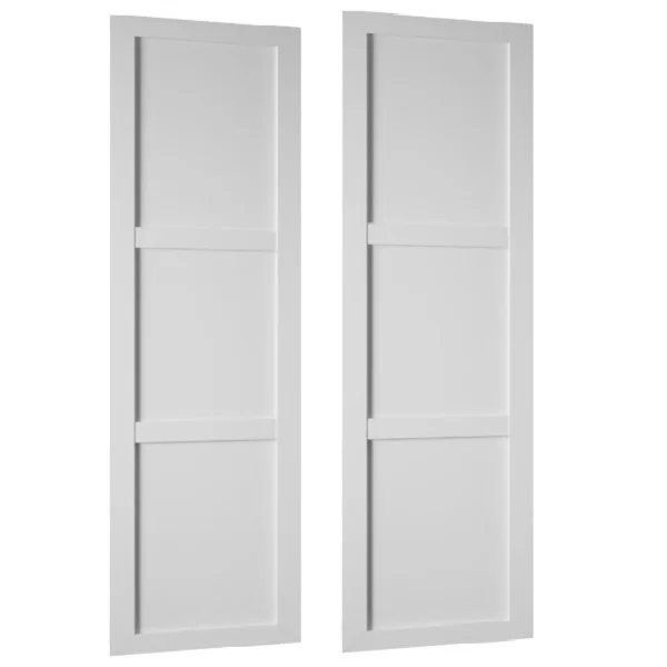 EMY front szafy 2d/90x240 RAMA biały | Mebelbos