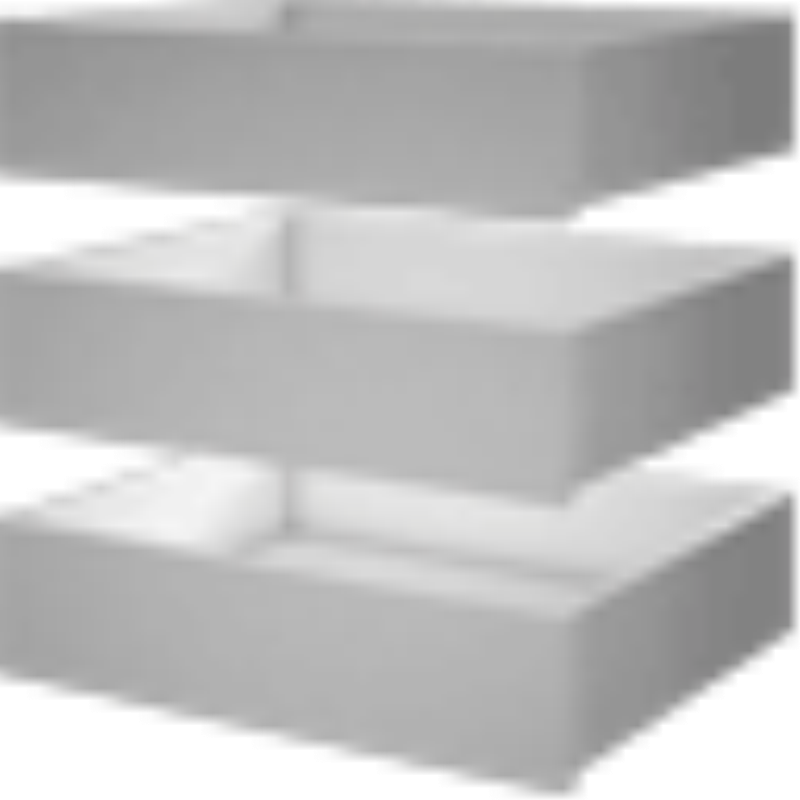 Zestaw 3 szuflad rolka biały — SZWD-046-04786-3XSZ_ROL/100-011-01 | Mebelbos