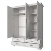 Szafa TIFFANY z lustrem 3d4s woodline krem | Mebelbos — zdjęcie 5