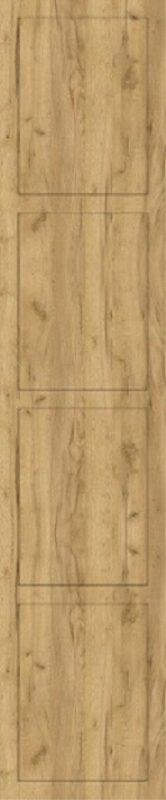 Front szafy 50x240 ramiak dąb craft złoty | Mebelbos
