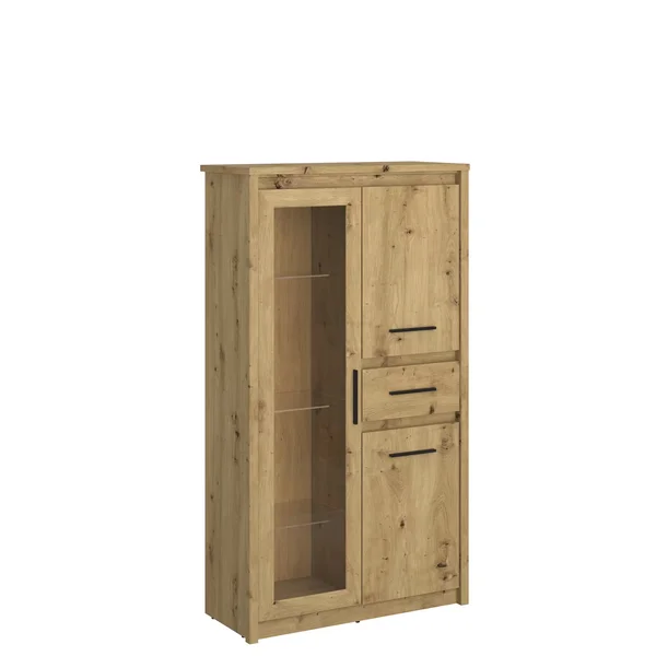 Witryna AYSON niska 2d1w1s dąb artisan | Mebelbos