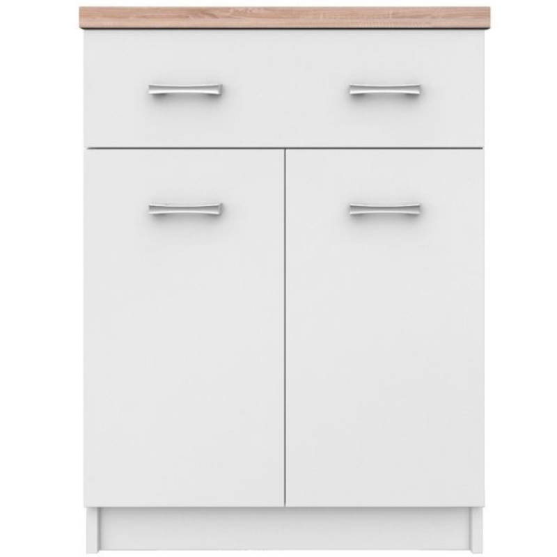 Komoda TOP MIX 2d1s/60 biały | Mebelbos
