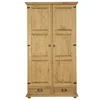 Szafa CLASSIC WOOD 2d2s sosna miodowa | Mebelbos