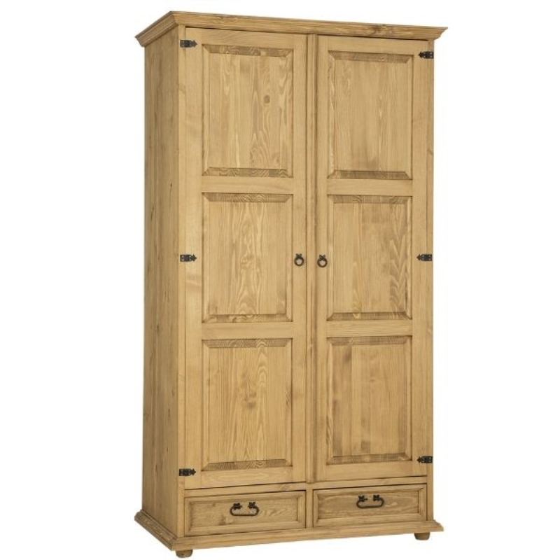 Szafa CLASSIC WOOD 2d2s sosna miodowa | Mebelbos — zdjęcie 2