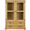 Witryna CLASSIC WOOD niska 2w2s sosna miodowa | Mebelbos