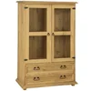 Witryna CLASSIC WOOD niska 2w2s sosna miodowa | Mebelbos — zdjęcie 2