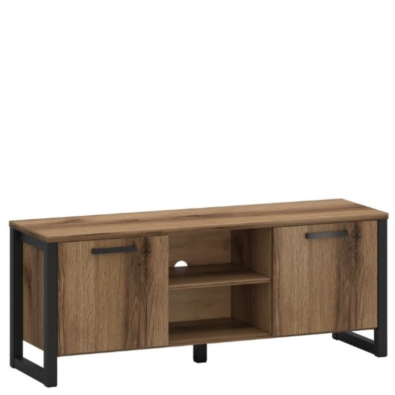 Szafka MARES RTV 2d/140 [B] dąb delano ciemny | Mebelbos